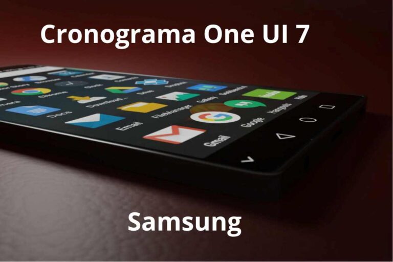 Cronograma One UI 7